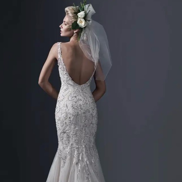 SOTTERO AND MIDGLEY Style #21002-BS8F SIZE 12 IVORY COLOR - Picture 2 of 2